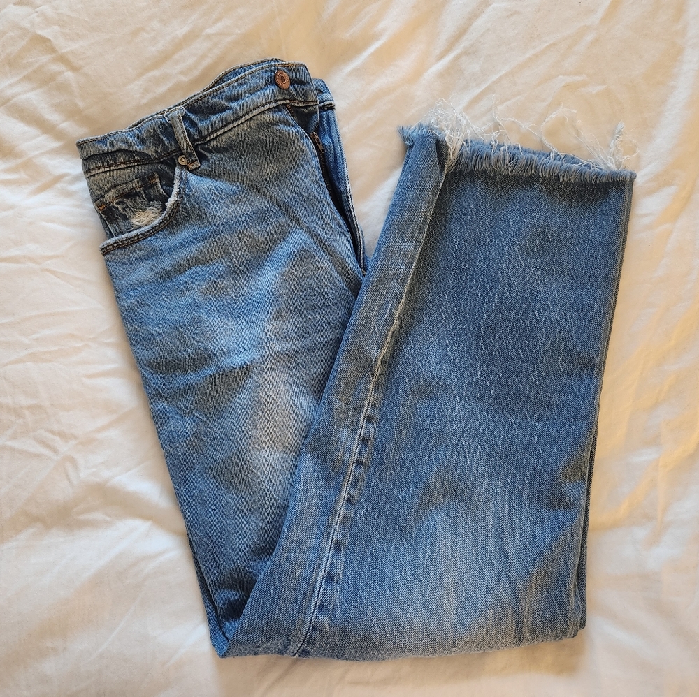 Loft Ankle Straight Jeans